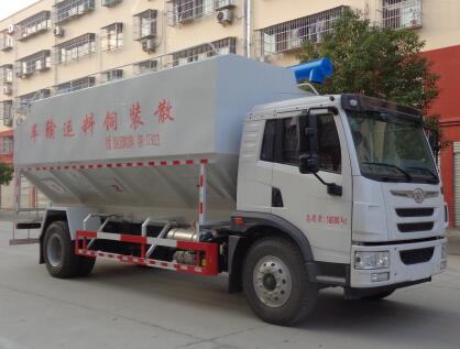 國(guó)六解放散裝飼料運(yùn)輸車(chē)